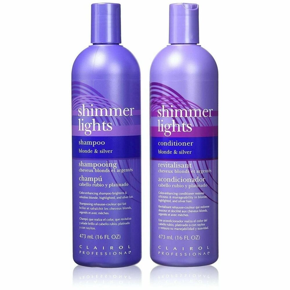 Clairol Shimmer Lights Shampoo & Conditioner 16 oz Duo (original)